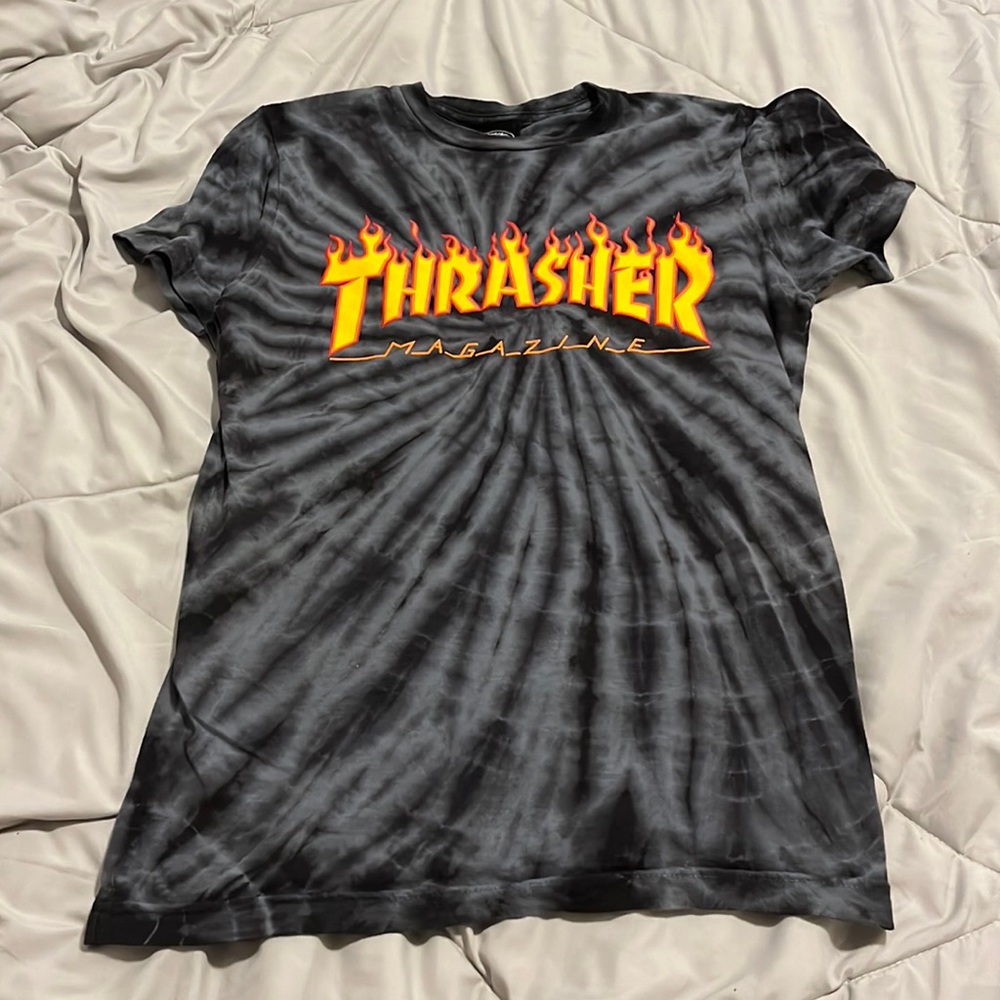 WOMENS Tie Dye Thrasher Shirt XS.